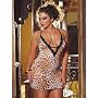 Plus Size Lingerie Babydoll Chemise Dress With Thong Queen Size Sexy