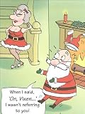 Paper Magic Holiday Spice Christmas Cards - Santa and Vixen - Set of 18