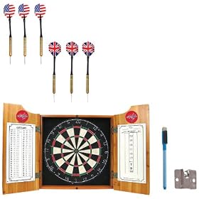 Trademark NHL Washington Capitals dart cabinet includes Darts and Board