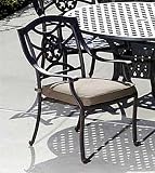 Alfresco Home Lista Dining Stackable Armchair With Fs Cushion