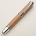 Majestic Rhodium Black Titanium Fountain Pen Kit