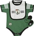 Boston Celtics Infant Creeper Bib and Bootie Set