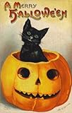 Wallmonkeys Peel and Stick Wall Decals - A Merry Halloween Postcard by Ellen H. Clapsaddle - 48
