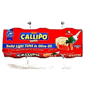 Calipo Tuna (Dolphin Safe) in Olive Oil - 3-2,8oz Cans by Callipo