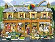 Sunsout Alphabet House Floor 48 Piece Jigsaw Puzzle