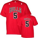 Adidas Chicago Bulls Carlos Boozer Red T-Shirt (XL)