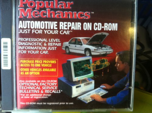 Popular Mechanics Automotive Repair on Cd-rom Just for Your Car