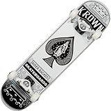 Krown Bhood Pro Complete Skateboard (White)