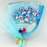 Forever Love Flower Bouquet of Dolls, 7 Doraemons