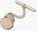 Apparel : Boston Red Sox 1/2' Round Logo Tie Tac - 14KT Gold Jewelry