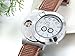 JewelryWe Mens Novelty Cigarette Lighter Watch USB Charging Windproof Quartz Wrist Watch, for Father’s Day