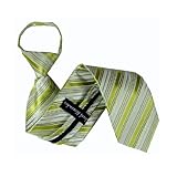 ZIP-S-ADF-6510 - Green - Sky - Zipper Necktie