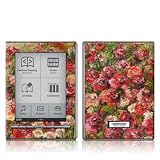 Fleurs Sauvages Design Protective Decal Skin Sticker for Sony Digital Reader PRS-505 Models