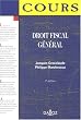 Droit fiscal g�n�ral