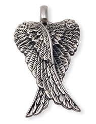 Small Angel Wings Pendant in Sterling Silver