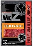 Mr. Z Premium Beef Jerky Teriyaki Flavor, 1-Ounce Bags (Pack of 12)