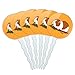 Guinea Pig Eating Cupcake Picks Toppers Decoration Set of 6