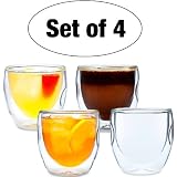 ModernaArtisanSeriesDoubleWall8ozThermoGlasses-Setof4DrinkingGlasses,ShipsFreewithSuperSaverShipping