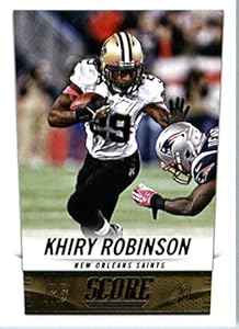 2014 Score Football Card #138 Khiry Robinson - New Orleans Saints