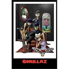 affiche Gorillaz - Family Portrait est disperible en (L x H): 61 x 91.5 cm