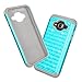 TILL Galaxy J3/Sky/Sol Case,Amp Prime Case,Express Prime Case, Studded Rhinestone Crystal Bling Shock Absorbing Hybrid Defender Rugged Slim Case Cover for Samsung Galaxy J3 J320 [Turquoise]