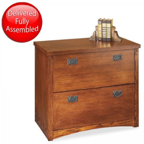 Kathy Ireland Home by Martin Furniture Mission Pasadena 2 Drawer Lateral Wood File Cabinet in Mission-Inspired Finish