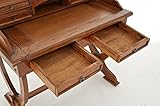 CLP handgefertigter Sekretär AGASIA aus Mahagoniholz (aus bis zu 8 Farben wählen) mit ausziehbarer Arbeitsplatte, im Kolonialstil rustic - 9