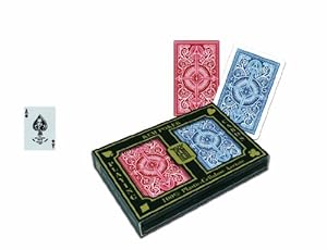 KEM Arrow Red and Blue Poker Size Standard Index Playing Cards