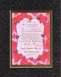 Personalized Touching and Heartfelt Poem for Loving Partners - Love . . .Love is patient, Poem on 11 x 14 inches Double Beveled Matting