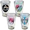 Pink Floyd Pint Glass Set of 4