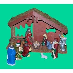 KRIPPE KIT 11 FIGUREN XC06 WEIHNACHTSKRIPPE HANDGEMAC