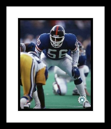 Lawrence Taylor Framed 8x10 Photo - New York Giants At The Line