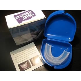 Click here to buy Custom Night Bruxism Mouthpiece Sleep Guard by snore eliminator.