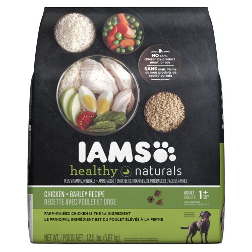 IAMS Healthy Naturals Adult Dog Chicken and Barley Recipe Dry Dog Food 12.5 Pounds
