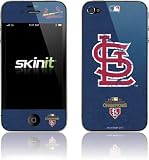 Skinit St. Louis Cardinals - World Series 2011 Distressed Vinyl Skin for Apple iPhone 4 / 4S