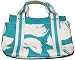 Tommy Hilfiger Aqua/Ivory Small Tote