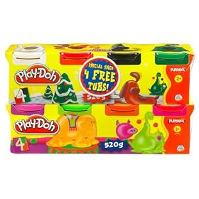Doh - 4 Pack Plus 4 Free Tubs