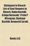 Shinigami in Bleach: List of Soul Reapers in Bleach, Rukia Kuchiki, Ichigo Kurosaki, Toshiro Hitsugaya, Byakuya Kuchiki, Kenpachi Zaraki