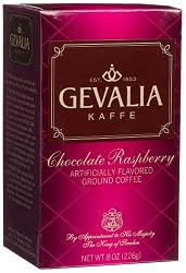 Gevalia Chocolate Raspberry Ground Coffee, 8-Ounce Package (Pack of 3)
