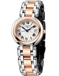 Longines PrimaLuna Two-Tone 18kt Rose Gold & Steel Womens Watch L8.110.5.78.6