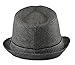 Hatter Big size Mens Classic Fedora Short Brim Trilby Hat XL(60cm), XXL(62cm)