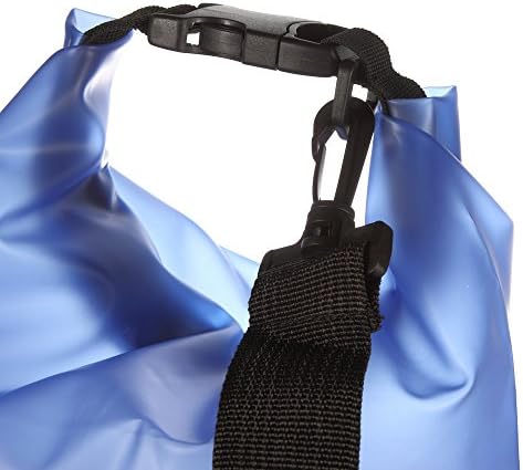 Hzz® 2-pack Translucent Dry Sack Waterproof Bag for Boating Kayaking Fishing Rafting Swimming Floating (2 Blue, 20l)