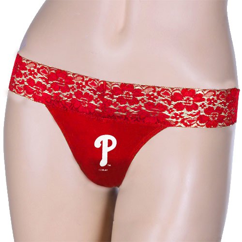 Philadelphia Phillies Women's Red Super Soft Thong at Amazon.com