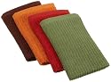 Bardwil Bar Mop 12 by 12 Assorted Dish Cloth, Harvest, Set of 4