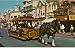 1970s Vintage Postcard Horse Drawn Street Car - Main Street USA - Walt Disney World - Orlando Florida