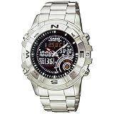 Casio Men039s AMW705D-1AV Silver Stainless-Steel Quartz Watch with Black Dial on sale