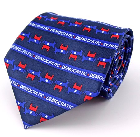Democrat Stripe Tie