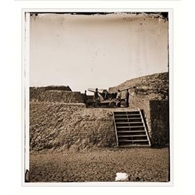 Civil War Photo: Charleston South Carolina (vicinity). Interior of Fort Putnam on Morris Island