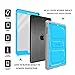 Fintie iPad mini 3/2/1 Case - CaseBot [Tuatara] [Supporting Touch ID] Rugged Unibody Hybrid Full Protective Cover with Built-in Screen Protector and Impact Resistant Bumper, Lifetime Warranty, Blue
