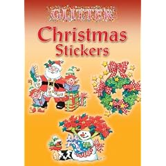 Glitter Christmas Stickers